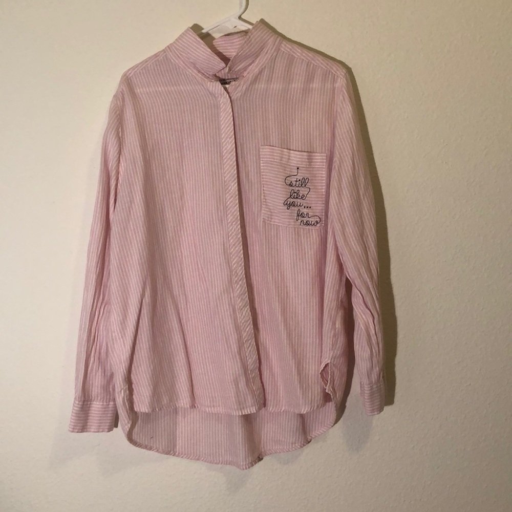 Button down long sleeve shirt